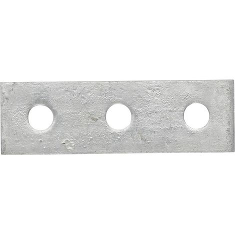 Flat Plate 3 Hole Bracket 40 x 126 HDG - Box of 50 (1/2)