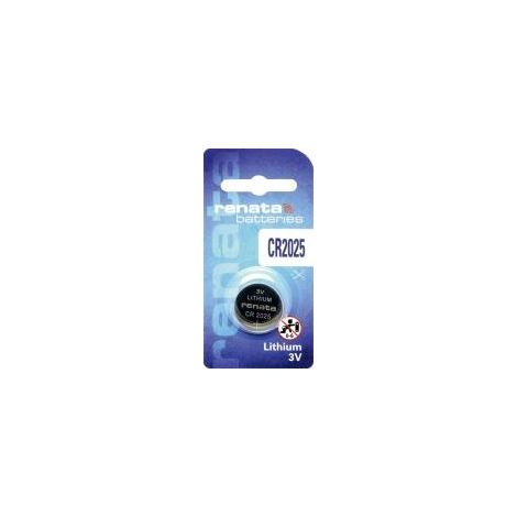 Pile bouton Renata CR2025 3 volts 165 mAh lithium