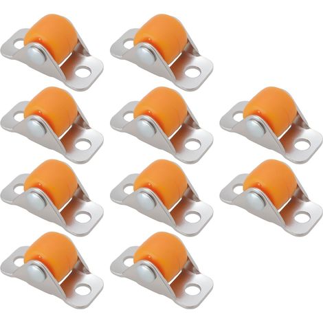 Store Lot de 10 Petites Roulettes Fixes Directionnelles pour Meubles Roulettes Linéaires pour étagères Table établi Chaise (1/5)