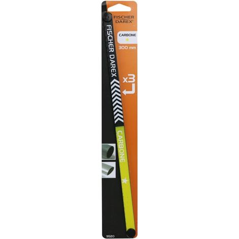 FISCHER DAREX - Lame scie métaux x3 carbone blister (1/3)