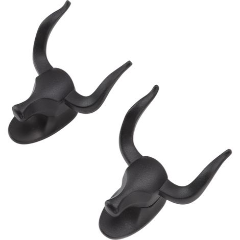 Set mit 2 robusten Wandhaken für Handtücher, Bademäntel und Kleidung, kein Bohren erforderlich, für Badezimmer, Schlafzimmer und Küche. (1/5)