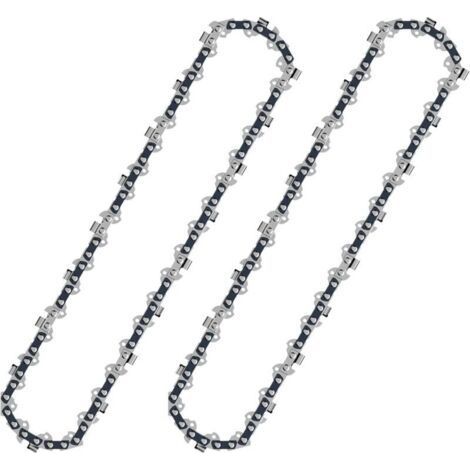 FENOPLASTICALot de 2 mini chaînes de tronçonneuse de 8 Pouces pour tronçonneuse électrique portable sans fil de 8 Pouces (1/5)