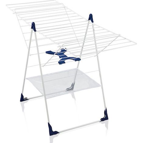 Leifheit Stendibiancheria a stelo Flex Classic 250, bianco/blu