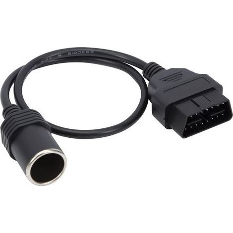 Câble d'alimentation OBD2 16 Broches vers Prise Allume-Cigare Femelle 18 AWG (1/5)