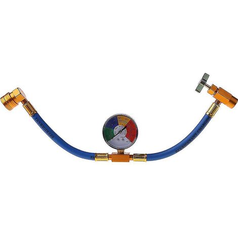 Tuyau de mesure pour recharge de réfrigérant R134a pour voiture, adaptateur de manomètre, tuyau de charge de réfrigérant