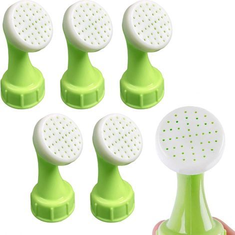 Lot de 6 arroseurs de bouteilles DIY en plastique - Pour arrosage des plantes - Convient pour bouteilles d'eau, graines, semis - Arrosage de jardin - Mini arrosoir (1/5)