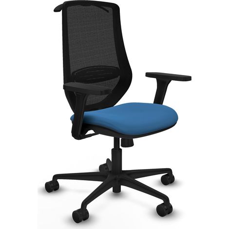 Piqueras y Crespo Mardos Chaise de Bureau Bleu Clair (1/3)