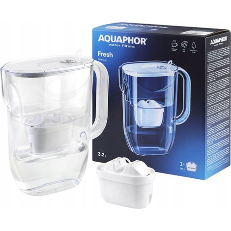 Caraffa filtrante Fresh 3,2L bianca + maxfor + inserto -AQU 524642