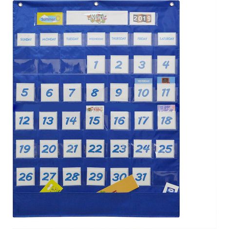 Schulklassenzimmer-Kalender, Taschenkalender, Wandkalender & Wetterkarte mit 117 Karten, Lehrmittel (1/5)