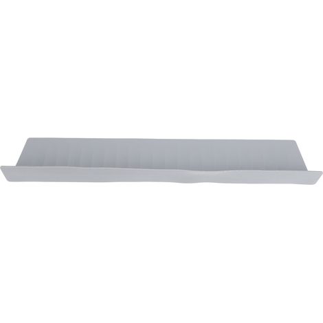 Pare-éclaboussures d'évier en silicone imperméable et multifonctionnel, gris clair, idéal pour les tâches de cuisine. (1/5)