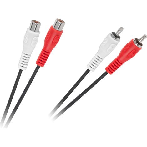 Câble KPO2661-5 : 2 prises RCA (2 fiches) - 2 prises RCA (5 m)