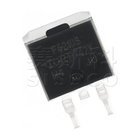 IRF5210STRLPBF, F5210S D2PAK screen printed, P channel MOSFET 100V 38A, electronic component chip, 5 units.
