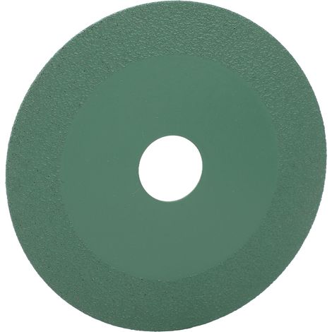 Lot de 2 disques à polir le verre, abrasifs diamantés, largeur 15 mm, diamètre intérieur 20 mm, diamètre extérieur 100 mm, épaisseur 1 mm. Disque de polissage vert foncé pour carrelage, jade, cristal (1/5)
