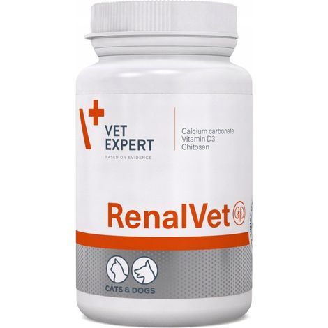 Préparation rénale RenalVet pour chiens et chats Vet expert 60 capsules (1/5)