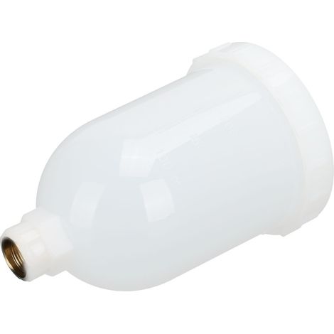 Réservoir de rechange de 300 ml pour pistolet à peinture en plastique avec filetage femelle de 15 mm (1/5)