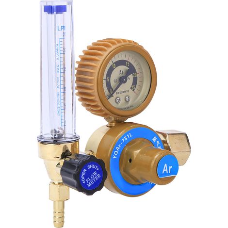 Débitmètre Régulateur Argon CO2 MIG TIG Manomètre Soudeuse Accessoires (1/5)