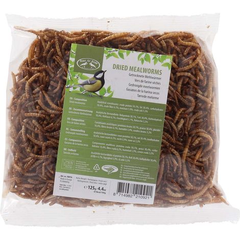 Vers de farine séchés 125 gr