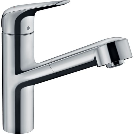 HANSGROHE 150 monocomando de cocina Focus M42 con teleducha extraíble 71814000 (1/5)