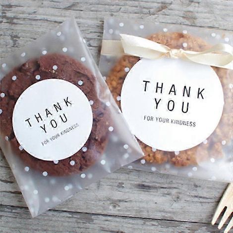 Sachets cadeaux transparents en cellophane pour mariage, bonbons et biscuits, sacs de Noël, sachets givrés en OPP pour emballage de bonbons d'anniversaire. (1/5)