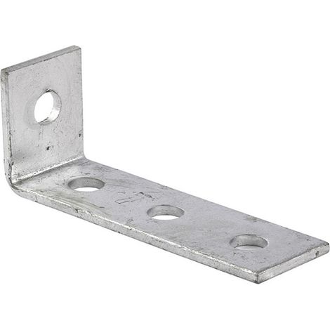 Right Angle 4(1X3)Hole Bracket 55 X 132 HDG - Box of 25
