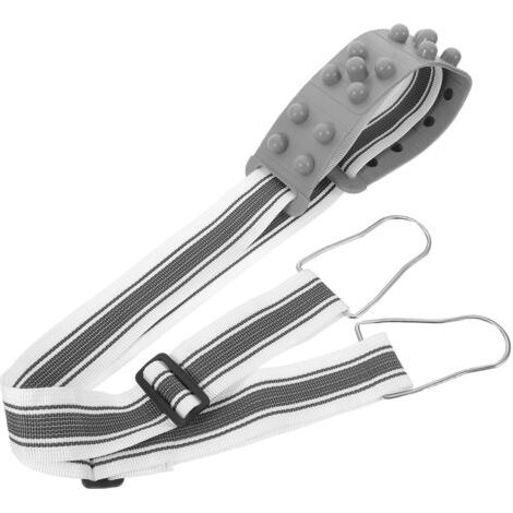 Ceinture de Massage Chauffante pour Machine Vibrante Boucle Acier Antidérapante Ceinture Amincissante Ajustable pour Entraînement Abdominal à Domicile Équipement Fitness Léger (1/5)