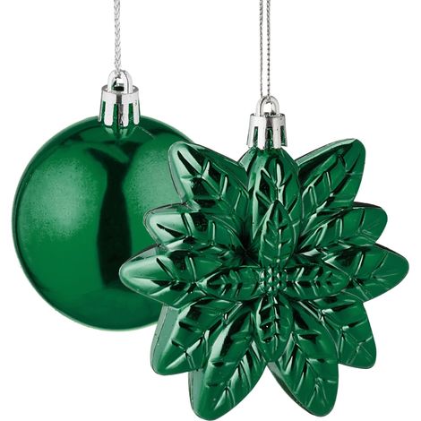 Lote de 100 bolas de Navidad decorativas brillantes para árbol, acabado elegante de poliestireno dorado 130017143 (1/3)