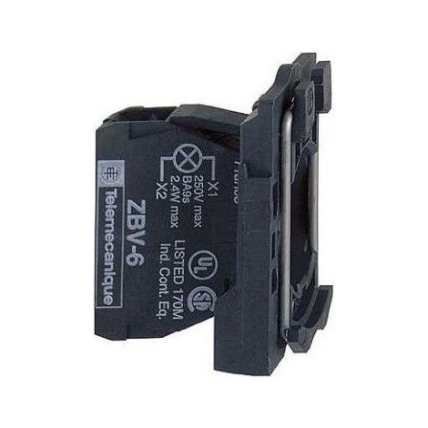 Diametro corpo 22mm 230-240V con vite di chiusura in plastica LED verde