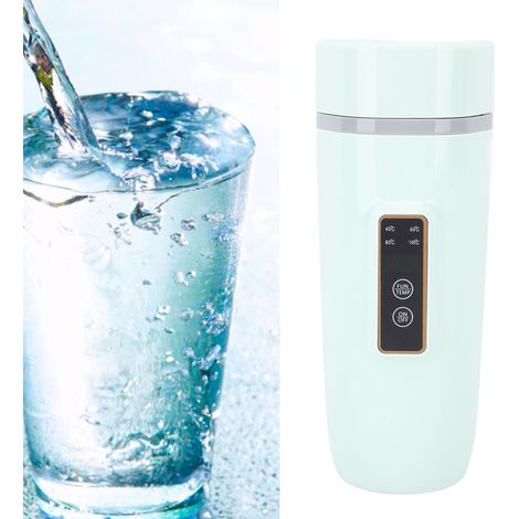 Tragbarer, multifunktionaler, intelligenter Wasserkocher mit Digitalanzeige, einstellbarer Temperatur, Reisewasserkocher, europäischer Standard 220V, frische grüne Farbe. (1/5)
