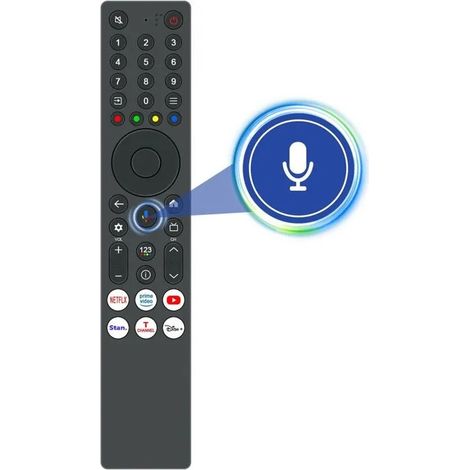 Télécommande Vocale Compatible TV TCL Smart 32V5C 40V5C 43V5C 50V6C 55V6C 65V6C 75V6C, Remplacement (1/5)