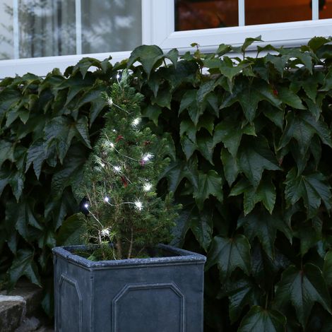 2m Battery Power Outdoor Silver Wire Firefly LED Fairy Lights Garden Indoor Home Decoration (1/5)
