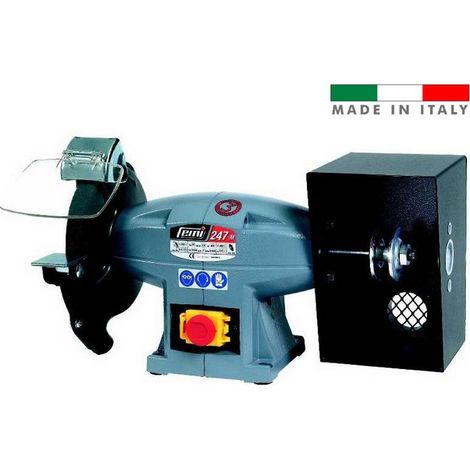 Femi - Touret/polisseuse 850W 400V Diam 200 mm avec meule et sans brosse - 247/M (1/2)