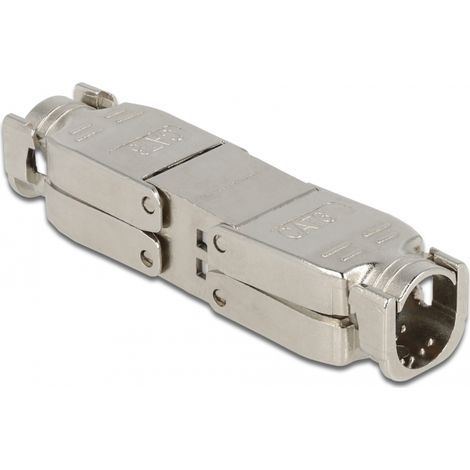 Delock Acoplador para cable de red Cat.6 STP sin herramientas
