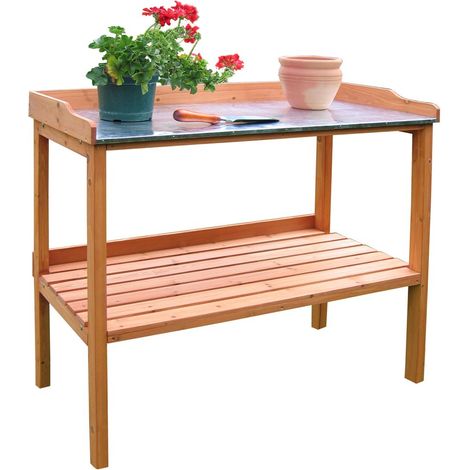 HABAU 698 Tavolo da Giardino con pianale zincato