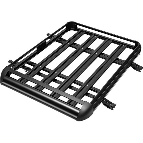 Barre de toit, compatibilité universelle, capacité de charge de 68 kg, noir (1/2)