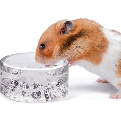 Gamelle Hamster Niteangel Mont Fuji, Verre, Série, Nourriture et Eau, Rongeur, Terrarium, Décoration,... (1/5)