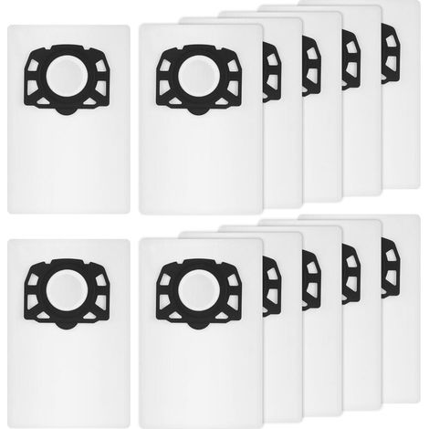 10 Pièces Sacs AspirateurPour Kärcher WD4 WD5 WD6 WD5 P WD6 P MV4 MV5 MV6, sacs filtrants en non-tissé 487,sacs filtrants pour aspirateur humide et sec,Pour Kärcher 2.863-006.0 (1/5)