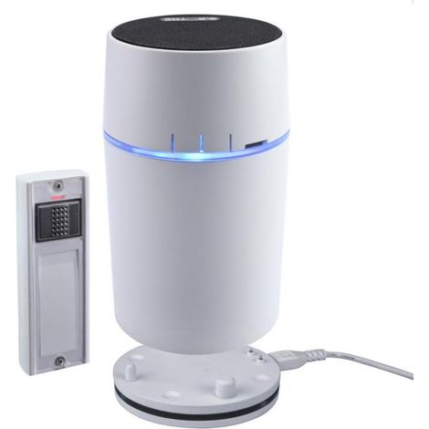 Grothe CALIMA 800 Funkgong-Set, Bluetooth, portabel, weiß, 43580 (1/5)