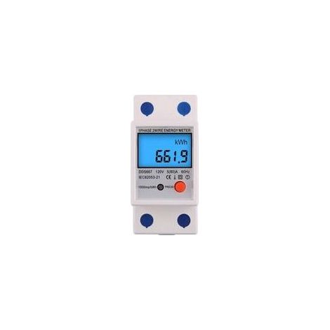 Einphasiger Unterzähler, max. 80 A, modular, Einzeltarif, L-Anzeige (1/5)