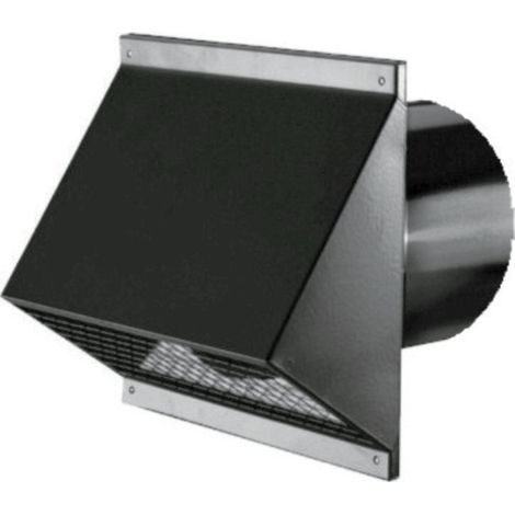Wolf – Hotte murale 2575808 – DN 180 mm – Conduit de fumée noir – Pour espaces confinés et cuisines professionnelles
