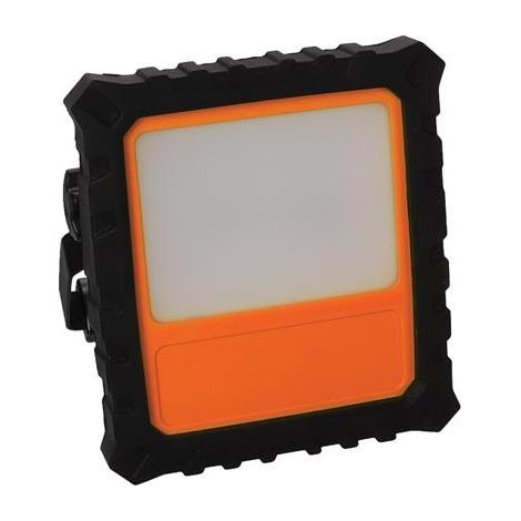 Perel Lampe de travail LED rechargeable portable 20 W 1630 lumen 4000 K blanc neutre IP54 avec support réglable et fonction de variation pour usage intérieur et extérieur (1/10)