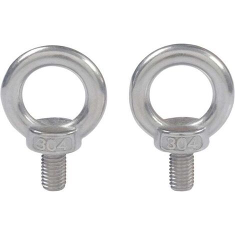 QORVA
-M5X10 304 En Acier Inoxydable Filetage Mâle Anneau De Levage À Oeil Boulon À Oeil Boulon À Oeil Vis Machines Épaule 10 PCS..