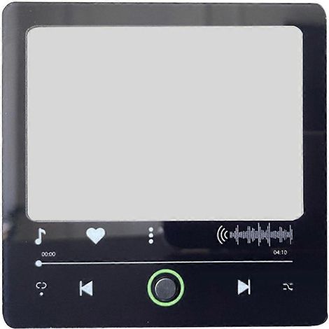 Autocollants personnalisés pour réfrigérateur boîte à musique photo (1/5)