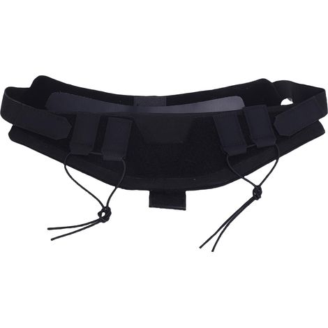 Protège-cou universel coupe-vent, gilet de protection, coussinet en nylon noir pour activités de plein air (1/5)