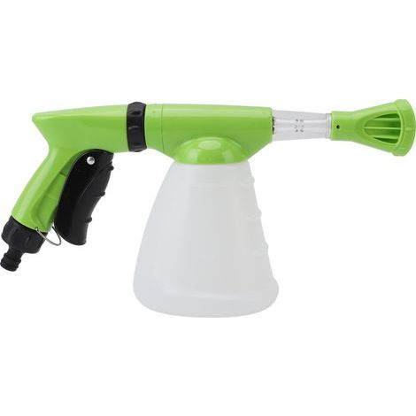 Foam cannon, multifunctional professional spraying tool, high-pressure cleaner for water features, car washing, green (1/5)