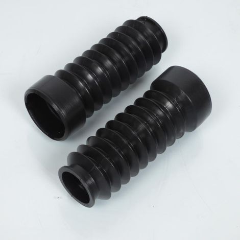 Paar Gabelbälge schwarz Ø33x50x140mm Mofa Moped für Roller