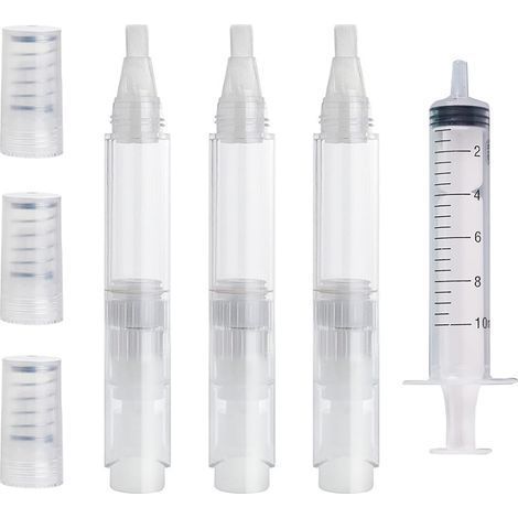 Paint touch-up marker with syringe, interior wall repair kit and paint storage (1/5)