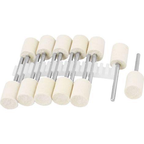 12 Polieren 3mm Schaft 12mm Kopf zylindrische Filznoppen (ab16c1dfab25f8862be1fa31c3d0fb9a)