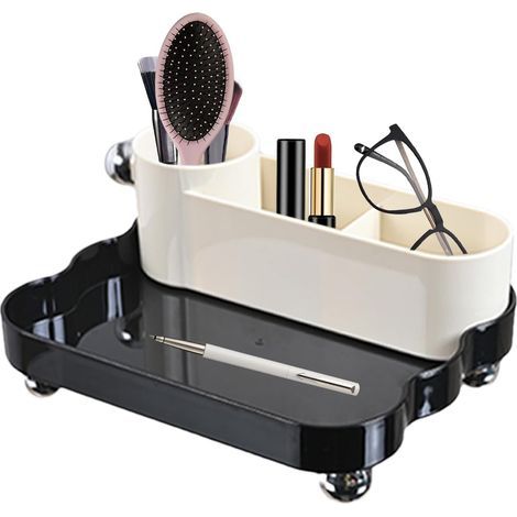 Organisateur cosmétique - porte - pinceaux avec Design divisé - rangement (1/5)