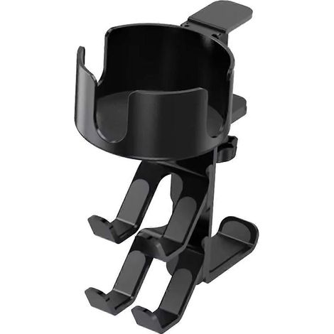 Multifunktionaler Tischständer für Tasse, Kopfhörer und Gamecontroller (schwarz) (1/5)