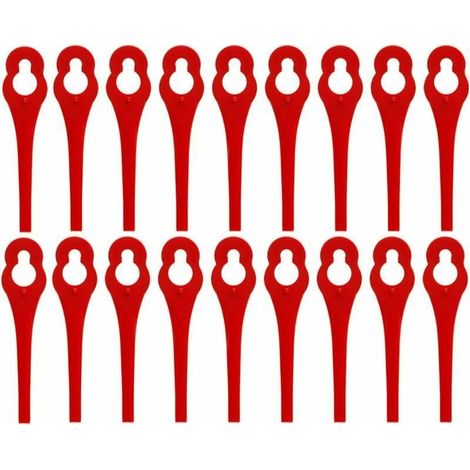 100 pièces lames de rechange compatibles avec coupe bordure IKRA IART 2520, lames en nylon pour IAT 20-1M (1/5)